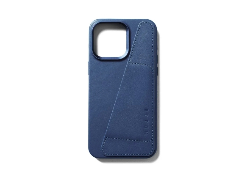 Troubadour Goods Limited Mujjo Vollleder-Etui - Etui Für Das Iphone 15 Pro Max, Kompatibel Mit Magsafe (Monaco Blau)