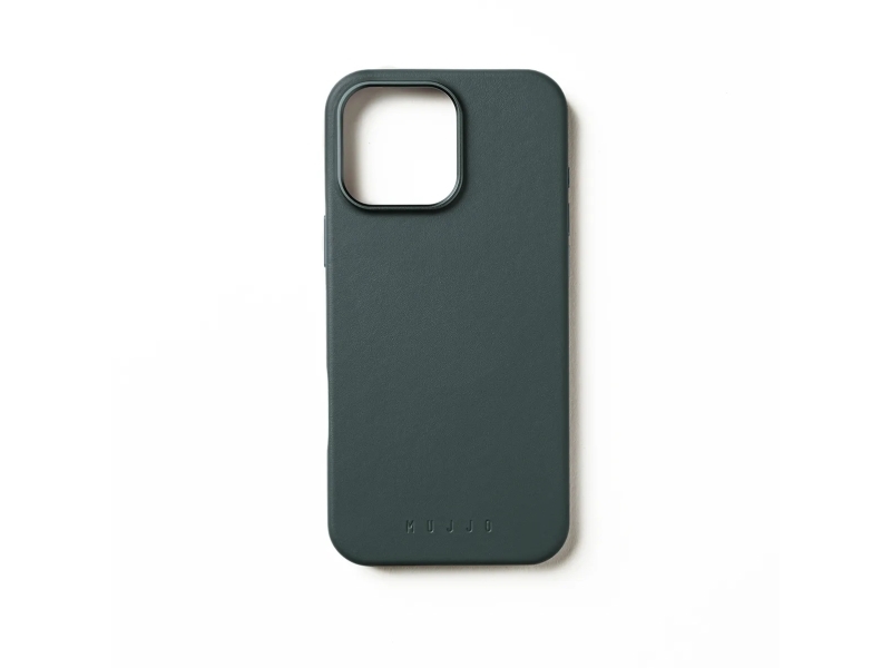 Mujjo Leather Case, Cover, Apple, Iphone 16 Pro Max, 17,5 Cm (6.9"), Dunkelgrün