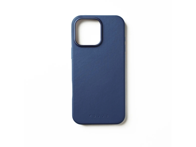 Mujjo Leather Case, Cover, Apple, Iphone 16 Pro Max, 17,5 Cm (6.9"), Blå