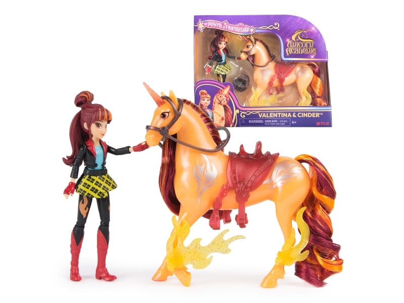 Unicorn Academy Nukke & Yksisarvinen V2-Valentina& Cinder