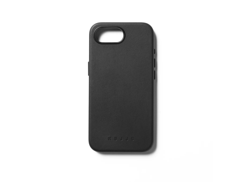 Mujjo Leather Case, Cover, Apple, iPhone 16e, 15,5 cm (6.1), Sort