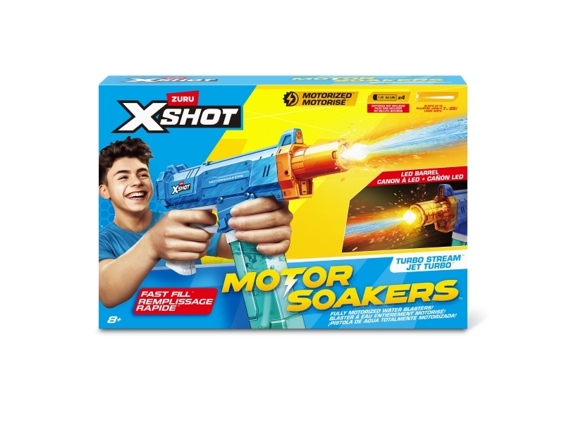 Zuru X-shot - Fast Fill Motor Soakers Vandpistol - Turbo Stream Jet