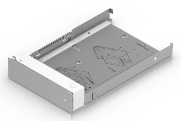Ubiquiti Uacc-Hdd-Tray, Hdd-Schale, Sgcc, Aluminium, Grau, Udm-Pro Udm-Se (180W) Udm-Pro-Max Unvr Unvr-Pro Envr Unas-Pro-8 Unas-Pro Unas-Pro-4, 105,9