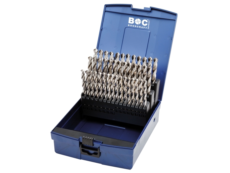 Bohrcraft Spiralbohrer-Set Kg601 6,0-10,0X0,1Mm Din 338 Hss-G Profi-Plus - 41 Teile