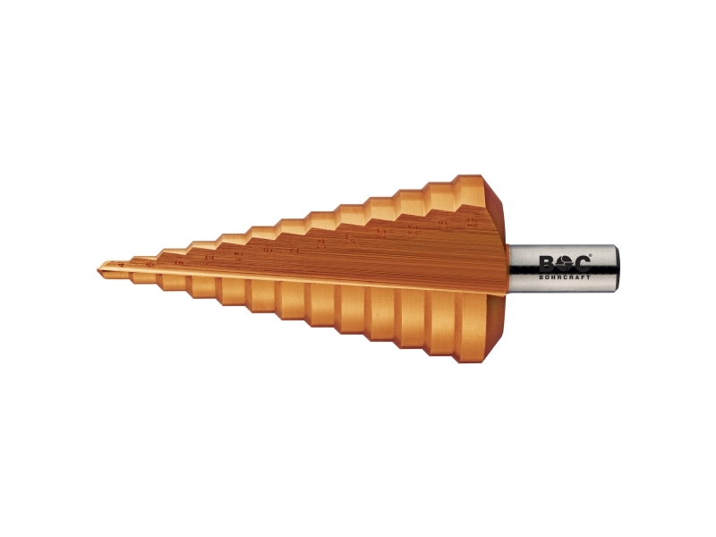 Bohrcraft Trinbor 4-12Mm Hss-Tin Str. 1
