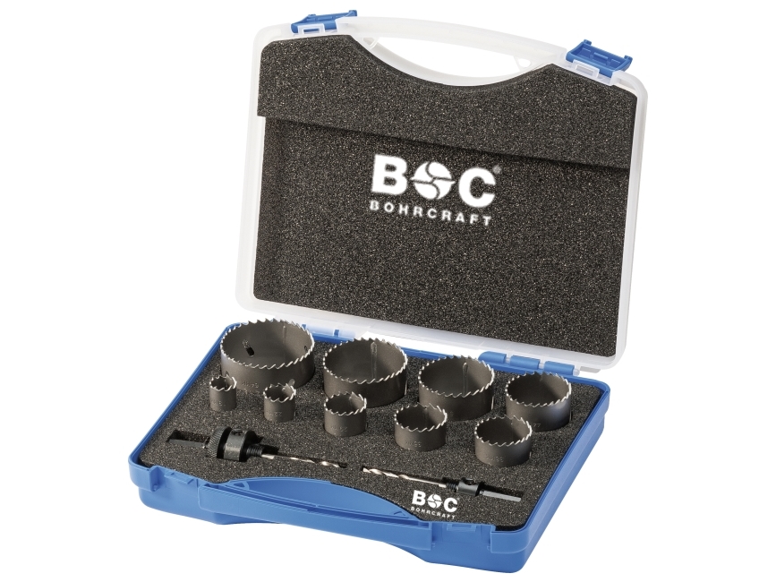 Bohrcraft Hulsavsæt Rls9 - 11 Dele Bi-Metal Hss