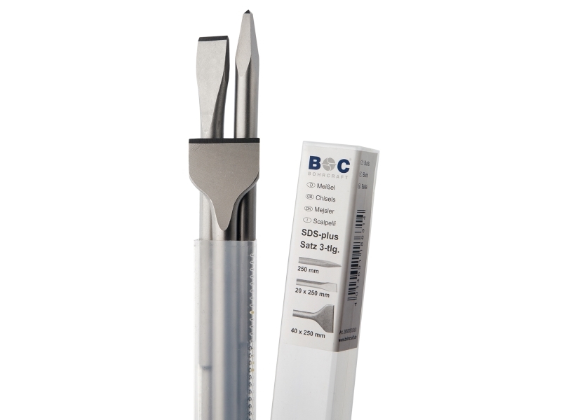 Bohrcraft mejselsæt SDS-Plus 3 dele