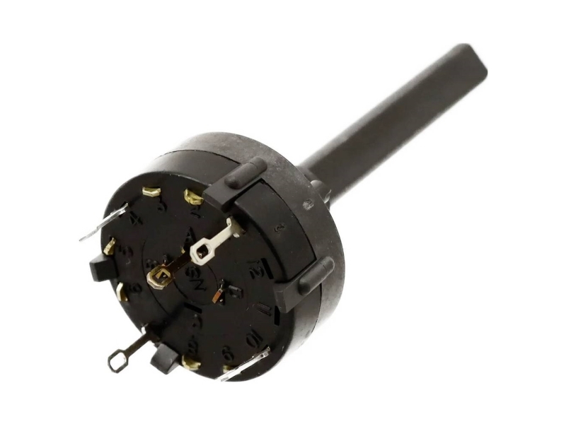 C & K Switches A20303rnmcq Rotary Switch A Series Drejekontakt 125 V/Ac, 125 V/Dc 2.5 A Afbryderpositioner 3 1 Stk