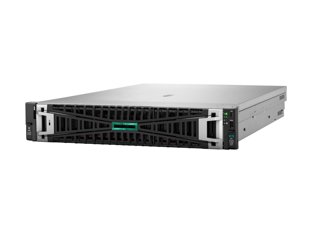HPE ProLiant Compute DL380 Gen12 - Server - rack-monterbar 2U - 2-vejs - 1 x Xeon 6505P / op til 4.1 GHz - RAM 64 GB - hot-swap 2.5 bås(e) - HDD 2 x 8 TB - intet OS - skærm: ingen