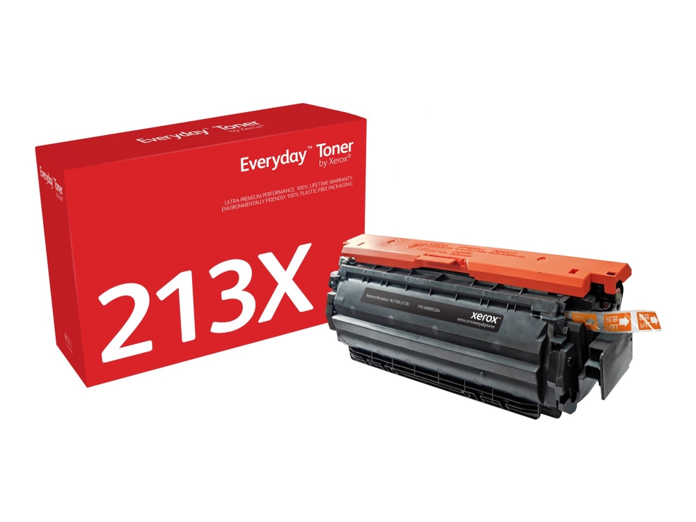 Everyday Schwarz Tonermodul Von Kompatibel Mit Hp 213X (W2130x), Hohe Kapazität, 9000 Seiten, Schwarz