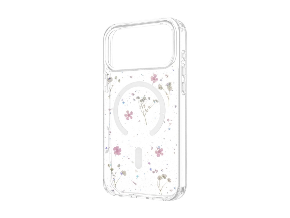 Fixed Magbloom Case Mit Magsafe-Unterstützung Für Apple Iphone 17 Pro Max Blush Plum