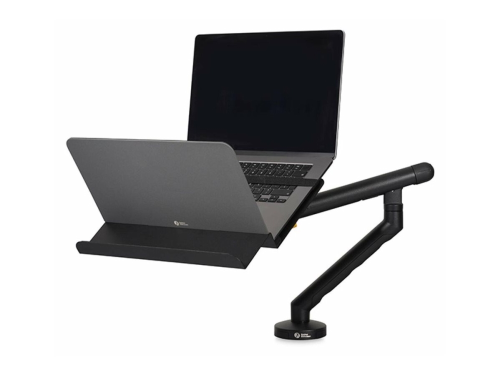 Bakkerelkhuizen Be Universal Laptop Holder, Laptop-Arm, Schwarz, Dunkles Grau, Aluminium, Stahl, 29,5 Cm (11.6"), 43,2 Cm (17"), 8 Kg