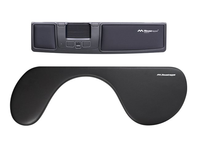 Mousetrapper Advance 2.0 & Armrest Asymmetric, Mechanisch, Usb Typ-A, 2000 Dpi, Schwarz, Grau