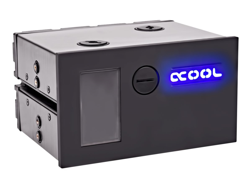 Alphacool Eisfach, Acrylglas, Aluminium, Nylon, Polyoxymethylen (Pom), Schwarz, 148 Mm, 132 Mm, 84,5 Mm, 1 Stück(E)