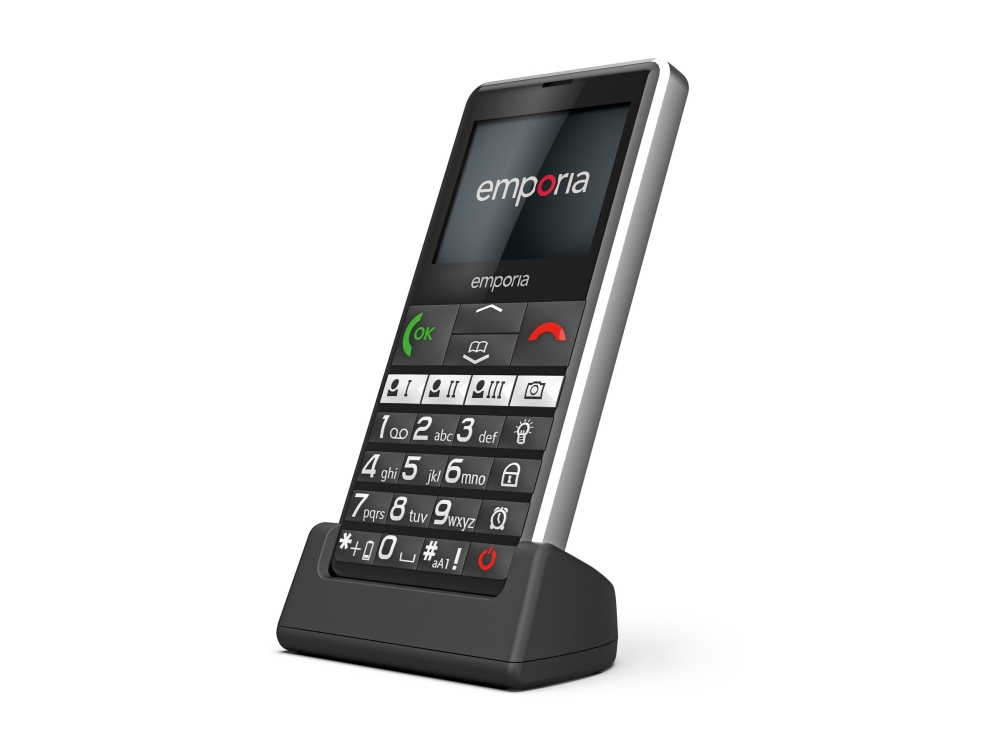 Emporia Emporiapure-Lte, Menü, Single Sim, 5,87 Cm (2.31"), 2 Mp, 1400 Mah, Sortieren