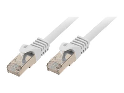 Shiverpeaks BASIC-S - Patchkabel - RJ-45 (han) til RJ-45 (han) - 30 m - SFTP, PiMF - CAT 7 - halogenfri, formet, knastfri - hvid