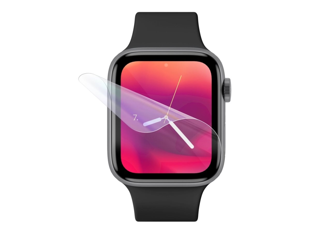 FIXED FIXIP-818, Rannekellon näytönsuoja, Apple, Apple Watch 45mm, Termoplastinen polyuretaani (TPU), Naarmuuntumisenkestävä, Likaa hylkivä, 2 kpl