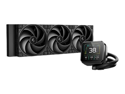 Deepcool Spartacus 360 - Processors Flydende Kølesystem - Radiatorstørrelse: 360 Mm - (For: Lga1851, Lga1700, Am4, Am5) - Kobber - 120 Mm - Sort