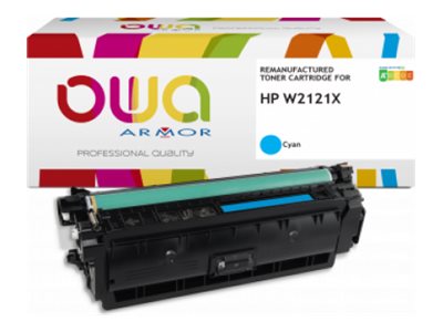 Owa - Høj Kapacitet - Cyan - Kompatibel - Boks - Genproduceret - Tonerpatron (Alternativ Til: Hp W2121x) - For Hp Color Laserjet Enterprise Mfp M578