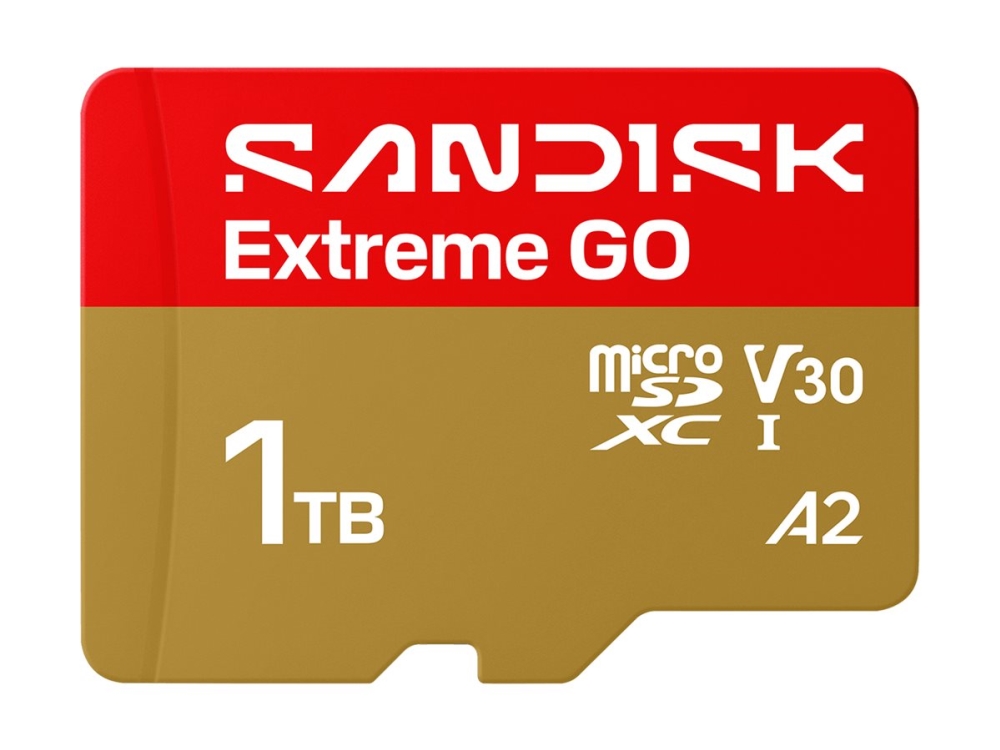 Sandisk Extreme Go - Flashhukommelseskort - 1 Tb - A2 / Video Class V30 / Uhs-I U3 - Microsdhc Uhs-I