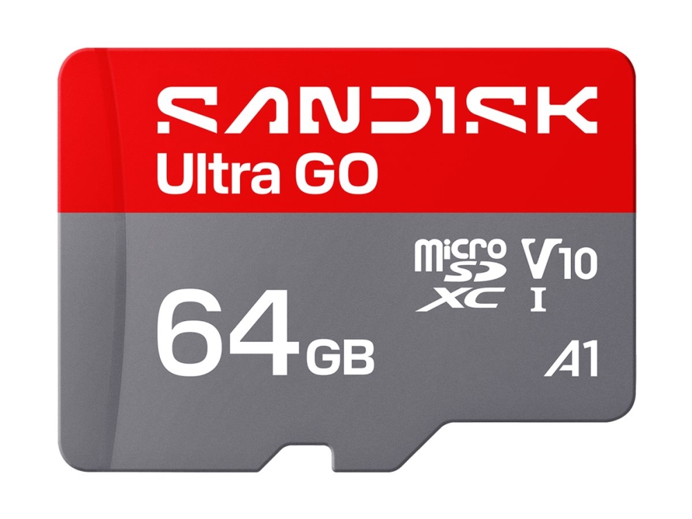 Sandisk Ultra Go - Flashhukommelseskort - 64 Gb - A1 / Uhs-I U1 / Class10 - Microsdxc Uhs-I