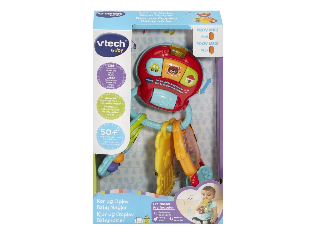 Vtech Drive & Discover Baby Keys DK/NO