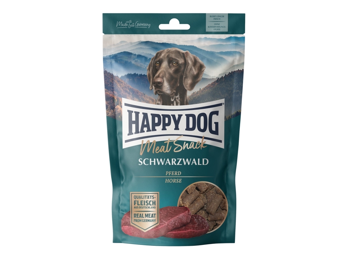 Happy Dog Meat Snack Black Forest, Voksen, Enhver Race, Hest, 75 G, Gluten Fri