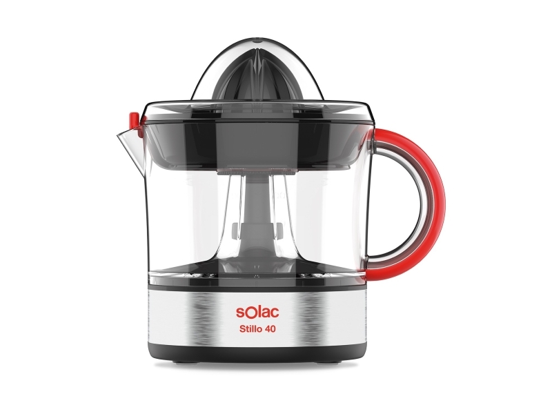 Solac Stillo 40, Svart, Silver, 0,7 l, 40 W, 1 styck | Köksapparater - Juice, is och vatten - Juicer och långsamma juicepressar | GameStuff