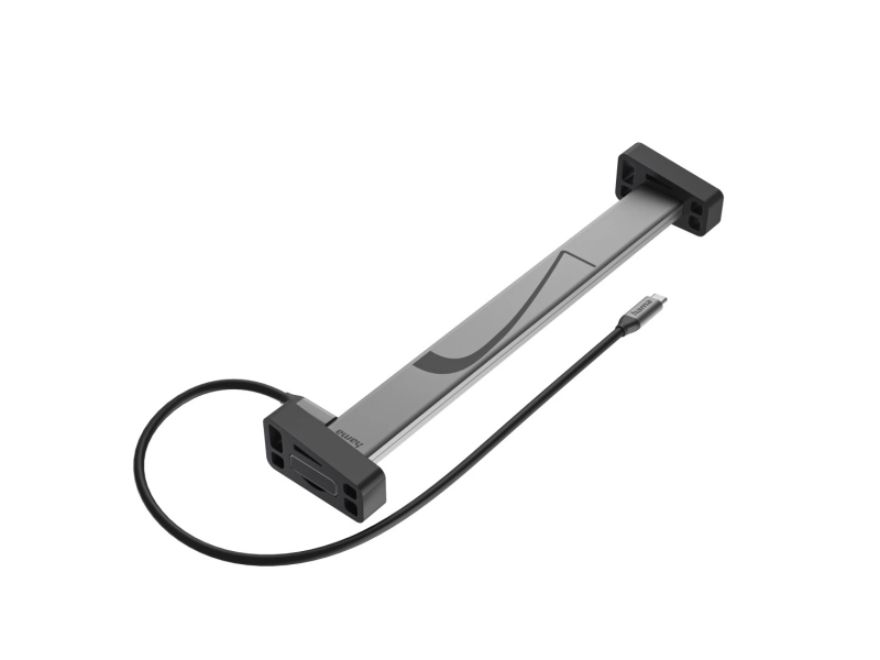 Hama 00200149, Andocken, Dock, 100 W, 10,100,1000 Mbit/S, Schwarz, Grau, 10 Gbit/S