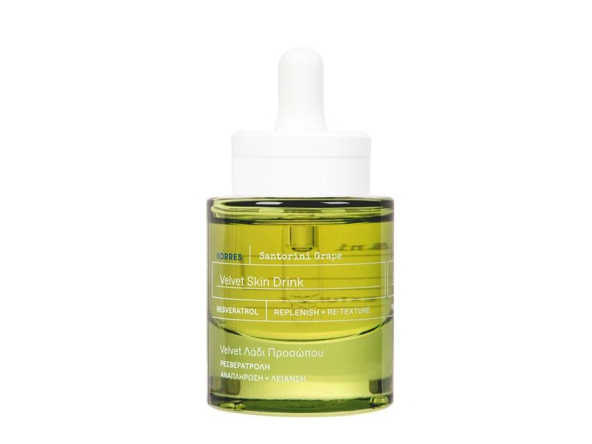 Korres Santorini Grape Velvet Skin Drink To Even Skin Tone For Radiant Skin