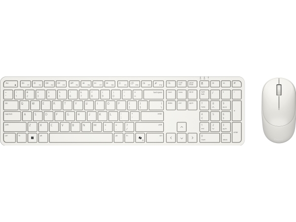 Dell Pro 5 Km526, Kabellos, Rf Wireless, Plunger Key Switch, Qwerty, Weiß, Maus Enthalten