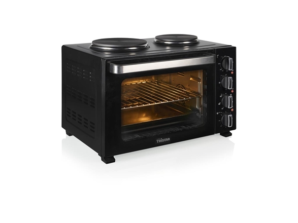 Orkaitė Tristar Convection Oven with 2 Hot Plates | OV-3670 | 35 L | 3200 W | Juodas