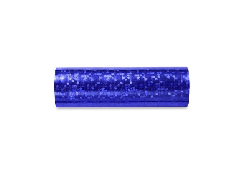 Party Deco Holografiske serpentiner, blå, 3,8 m, 18 stk universal