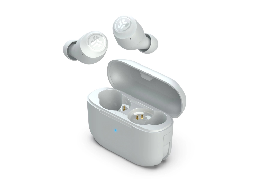 Jlab Go Pop+, True Wireless Stereo (Tws), 20 - 20000 Hz, Anrufe/Musik/Sport/Alltag, Kopfhörer, Weiß