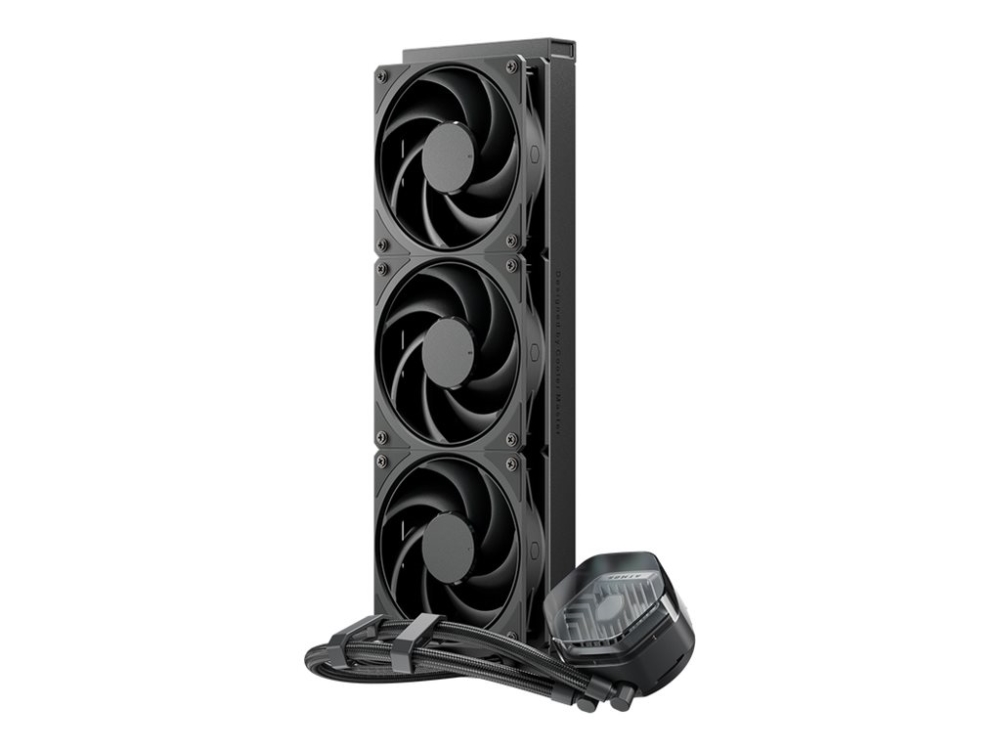 Cooler Master Masterliquid Atmos Stealth Series, Flüssigkeitskühlung, 12 Cm, 0 Rpm, 2400 Rpm, 127,6 M³/H, Schwarz