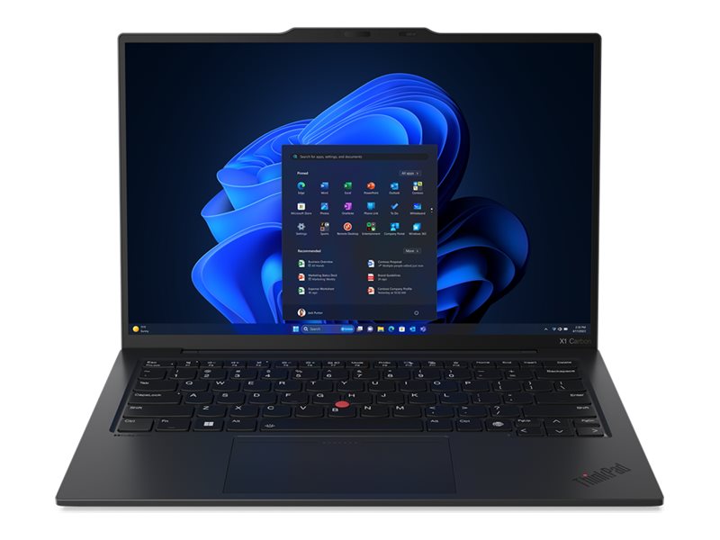 Lenovo ThinkPad X1 Carbon Gen 12 21KD - AI PC - 180 graders gångsjärnskonstruktion - Intel Core Ultra 7 - 165U / upp till 4.9 GHz - Win 11 Pro - Intel Graphics - 16 GB RAM - 512 GB SSD TCG Opal Encryption, Performance - 14 IPS pekskärm 1920 x 1200 - Wi-Fi 6E, Bluetooth - svart färg | Datorer & Surfplattor - Bärbar dator | GameStuff