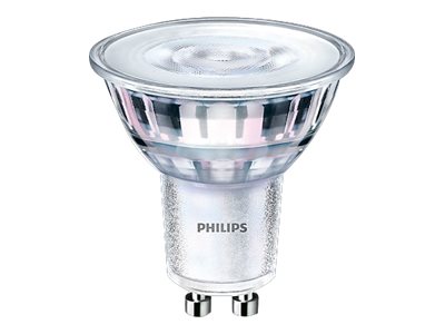Philips CorePro LEDspot, 4 W, 35 W, GU10, 260 LM, 15000 h, Vit | Belysning - Ljuskälla - GU10 Ljuskälla | GameStuff