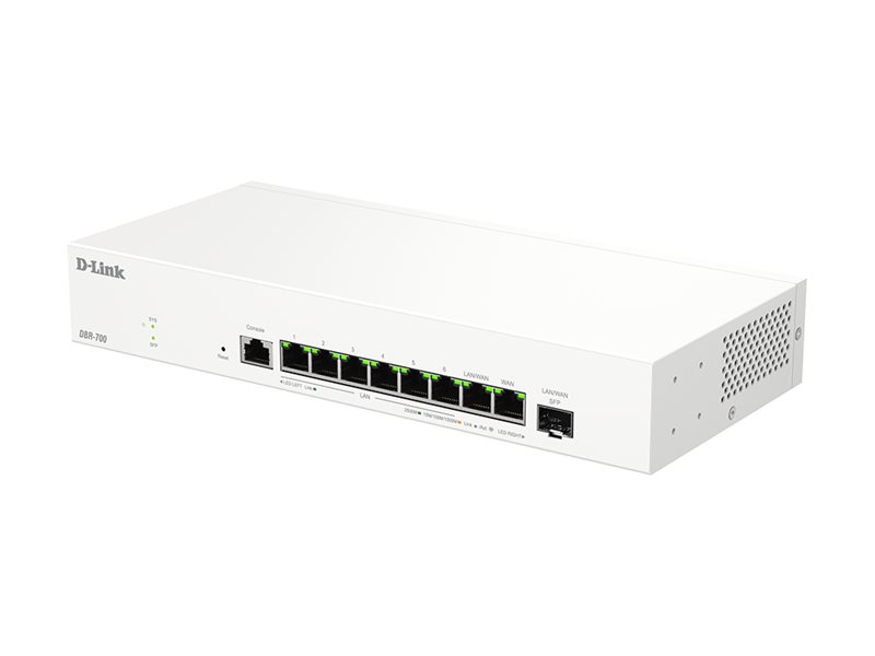 D-Link Dbr-700, Ethernet-Wan, 2.5 Gigabit Ethernet, Weiß