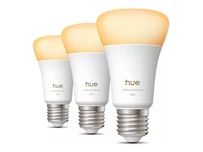 Philips Hue Smart Led A60 Leuchtmittel, White Ambiance, E27, 6W, Full Spectrum Light 1000K-20000K, 810 Lumen, Dimmbar, Funktioniert Mit Alexa, Google