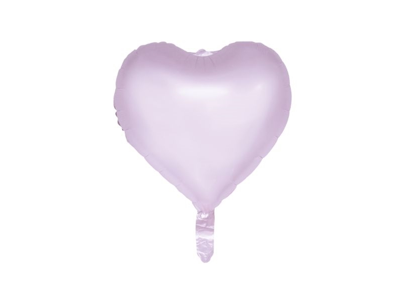 Syren Pastel Hjerte Folieballon, 46 Cm