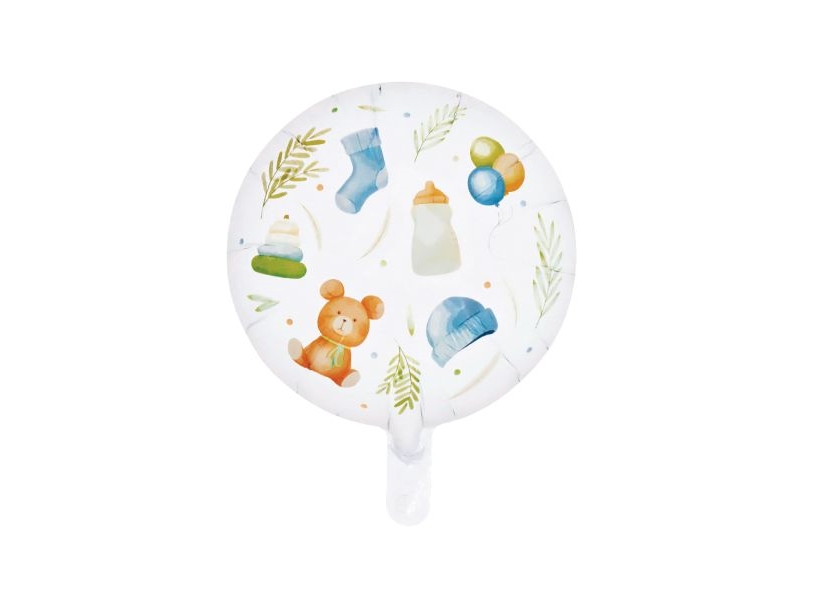 Blauer Folienballon Baby, 46 Cm
