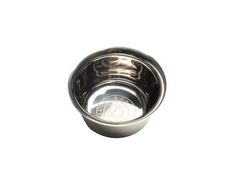 Depot, Accessories No. 735, Steel, Metal Shaving Bowl, Silver