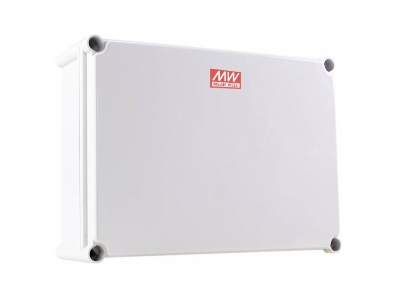 Mean Well Kabinet, Industrikabinet, Outdoor-Kabinet 380 X 280 X 130 Pc, Polykarbonat , Plastic Grå 1 Stk
