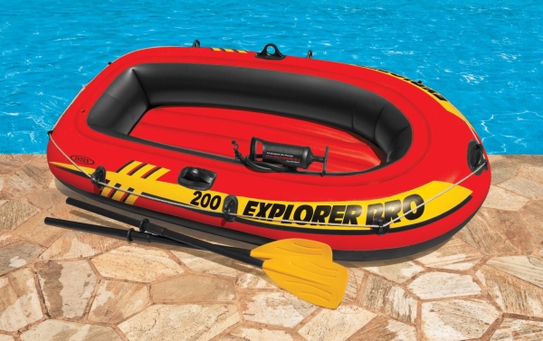 Intex 58356NP, Babybåd, Dreng/Pige, PVC, Sort, Orange, Gul