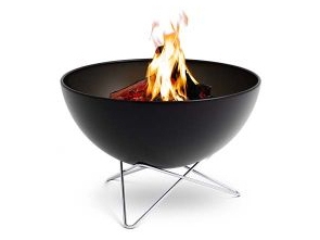 höfats BOWL 57, Brænde, Sort, 57 cm, 595 mm, 595 mm, 360 mm | Trädgården - Eldstad - Eldstadtillbehör | GameStuff