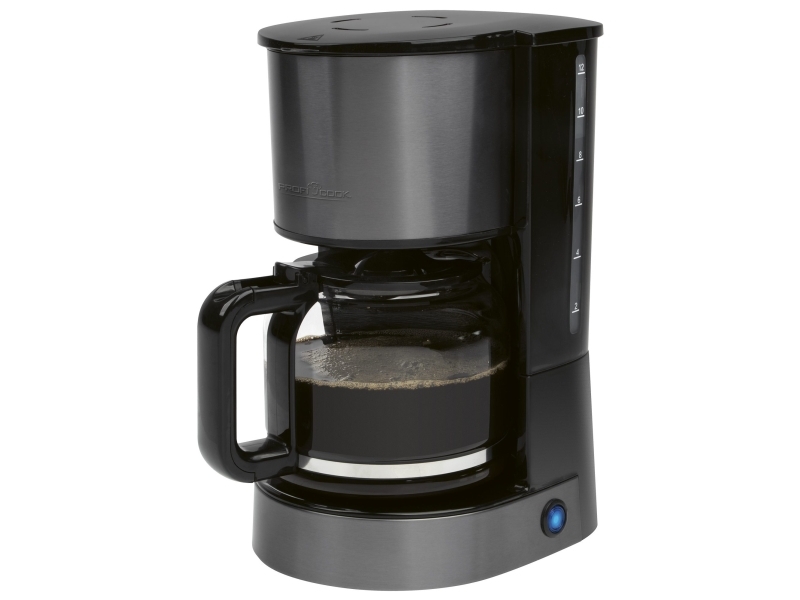 Proficook Pc-Ka 1330, Filter Kaffemaskine, 1,5 L, Malet Kaffe, 800 W, Sort