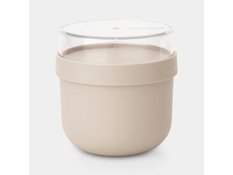 Brabantia 241826, Lunchlåda, Vuxen/Barn, Beige, Plast, Monokromatiskt, Rund | Köksutrustning - lunch | GameStuff
