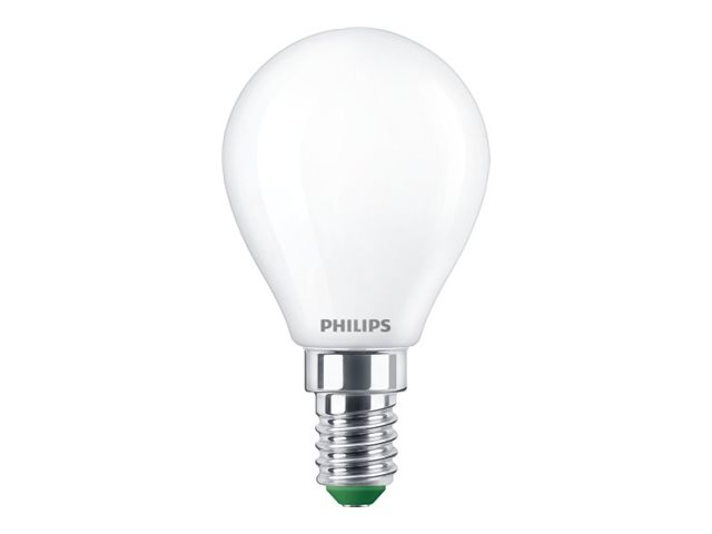 Philips Ultra-Efficient - Led-Lyspære - Form: P45 - Matteret Finish - E14 - 3.8 W (Tilsvarende 60 W) - Klasse A - Varmt Hvidt Lys - 2700 K