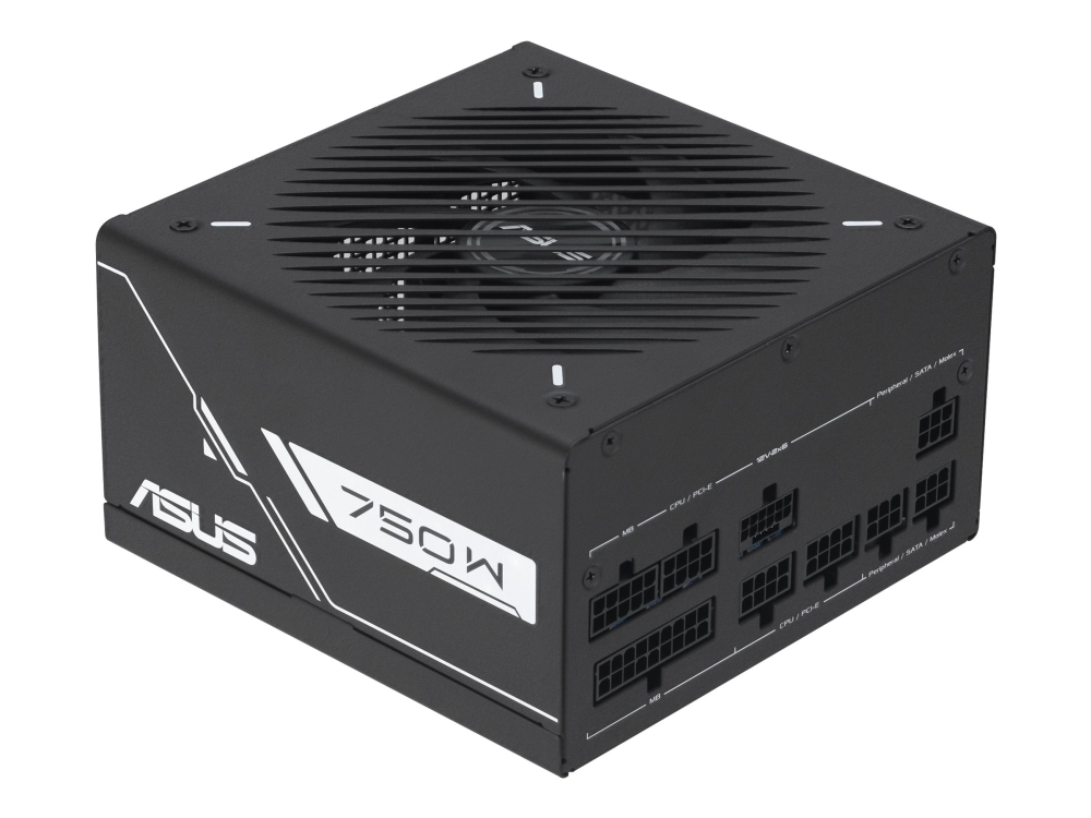 Asus Prime - Black Edition - Strømforsyning (Intern) - Atx12v 3.1/ Eps12v - 80 Plus Gold - Cybenetics Gold - Ac 100-240 V - 750 Watt - Aktiv Pfc