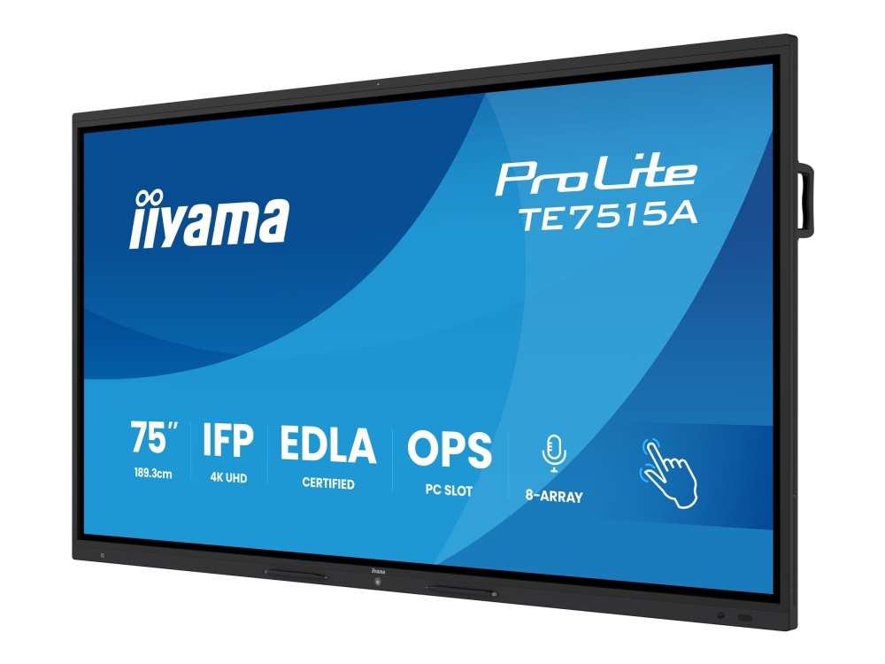 Iiyama Prolite - Led-Hintergrundbeleuchteter Lcd-Bildschirm Der 75-Zoll-Diagonalklasse - Kommerzielle Nutzung - 4K Uhd (2160P) 3840 X 2160